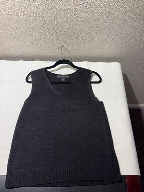 Josephine Chaus Studio Black Knit Crewneck Top